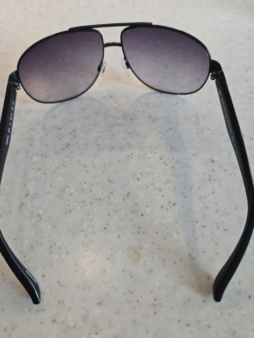 Armani Exchange A|X Aviator Sunglasses 525514 Garnet 57-15-140 Purple Lens